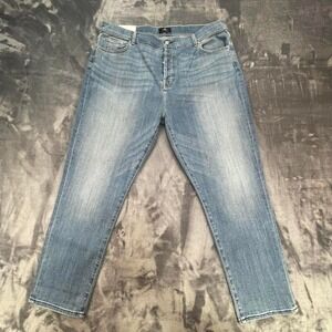 7 for all mankind women denim jeans with a relaxed fit size 34